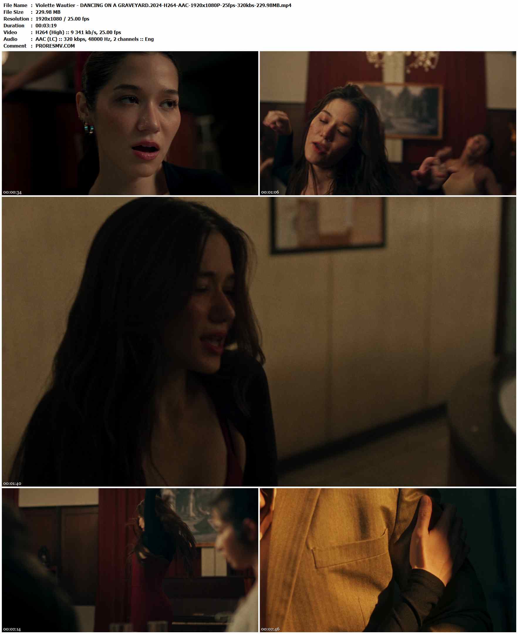 Violette Wautier - DANCING ON A GRAVEYARD.2024-H264-AAC-1920x1080P-25fps-320kbs-229.98MB官方MV_高清MV